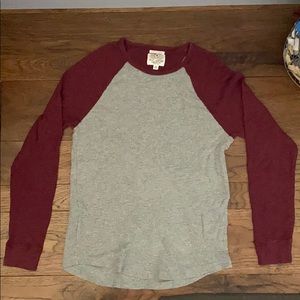 Lucky Brand Long Sleeve Handcrafted Tee